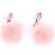 Зажимы для сосков с розовым пушком - Notabu - купить с доставкой в Серпухове