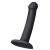 Черный фаллос на присоске Silicone Bendable Dildo S - 17 см. - Strap-on-me - купить с доставкой в Серпухове