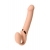 Телесный безремневой вибрострапон Vibrating Bendable Strap-On L - Strap-on-me - купить с доставкой в Серпухове