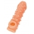 Телесная закрытая насадка с пупырышками Cock Sleeve Size L - 17,6 см. - KOKOS - в Серпухове купить с доставкой