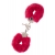 Металлические наручники с красной меховой опушкой METAL HANDCUFF WITH PLUSH RED - Dream Toys - купить с доставкой в Серпухове