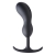 Черный массажер простаты с утяжелителями Premium Silicone Weighted Prostate Plug Large - 18,8 см. - XR Brands - в Серпухове купить с доставкой