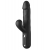 Черный силиконовый вибратор-кролик Sonix Silicone Thruster - 22 см. - Pipedream