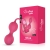 Розовые интерактивные вагинальные виброшарики Stella - Easy toys