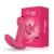 Розовый интерактивный вибромассажёр для ношения Ivy - 12,5 см. - Easy toys