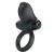 Черное эрекционное кольцо с вибрацией Adrien - Baile - в Серпухове купить с доставкой