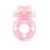 Розовое эрекционное виброкольцо в форме мишки - 1137 - в Серпухове купить с доставкой