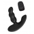 Черный силиконовый стимулятор простаты Levett Nitoc с пультом ДУ - Levett - в Серпухове купить с доставкой