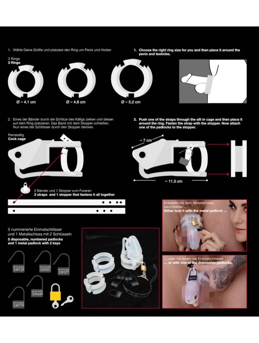 Набор для мужского пояса верности Cock Cage Set - Orion - купить с доставкой в Серпухове