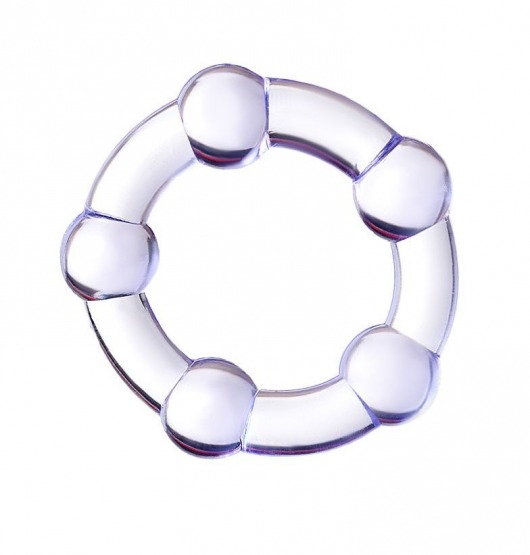 Фиолетовое эрекционное кольцо A-Toys - A-toys - в Серпухове купить с доставкой