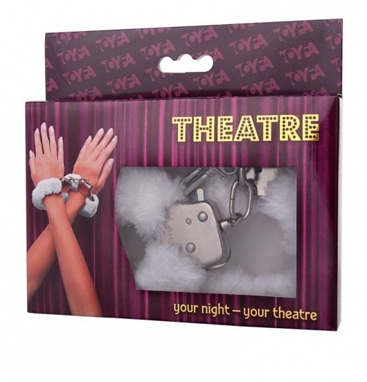 Наручники с белой меховой опушкой - ToyFa - купить с доставкой в Серпухове