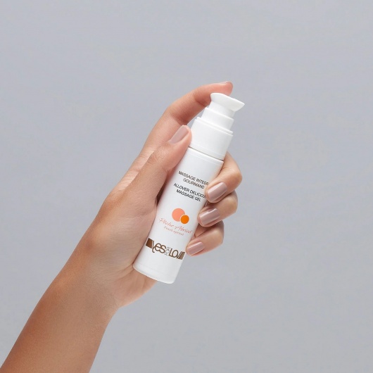 Универсальный массажный гель-смазка Allover Delicious Massage Gel с ароматом персика и аброкоса - 50 мл. - YESforLOV - купить с доставкой в Серпухове