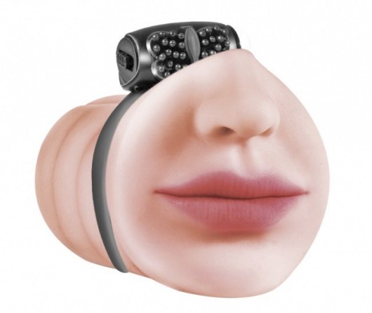 Мастурбатор-ротик с виброкольцом Satisfaction Beloved - Lola Games - в Серпухове купить с доставкой