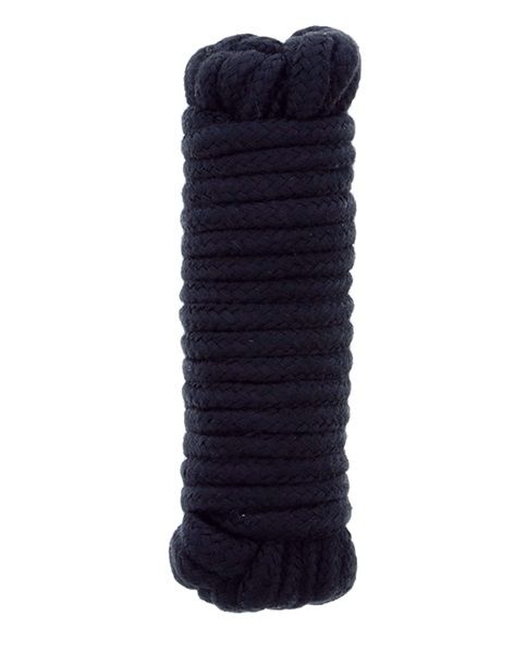 Чёрная веревка для связывания BONDX LOVE ROPE - 5 м. - Dream Toys - купить с доставкой в Серпухове