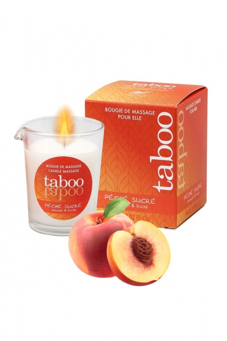 Массажное аромамасло с афродизиаками для женщин RUF Taboo Peche sucre - 60 гр. - RUF - купить с доставкой в Серпухове