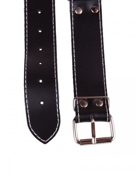 Кожаные ременные наручники - Sitabella - купить с доставкой в Серпухове