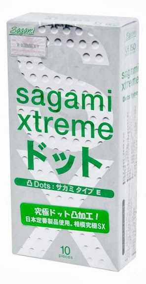 Презервативы Sagami Xtreme Type-E с точками - 10 шт. - Sagami - купить с доставкой в Серпухове