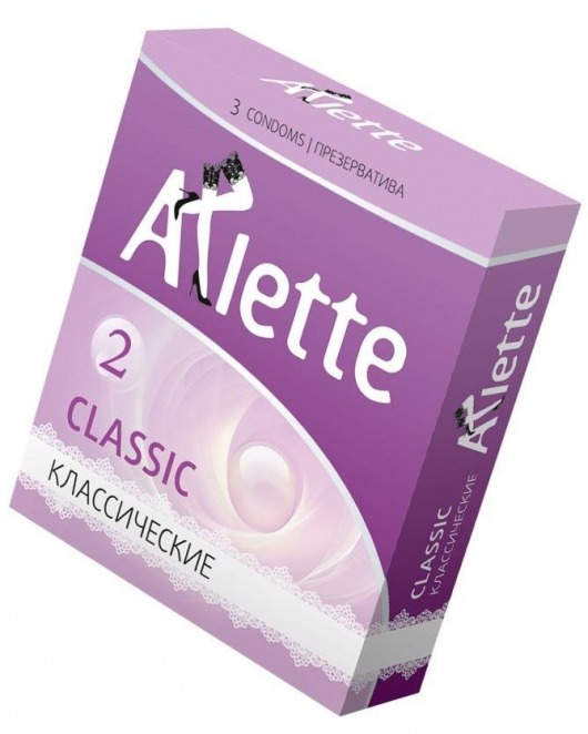 Классические презервативы Arlette Classic - 3 шт. - Arlette - купить с доставкой в Серпухове