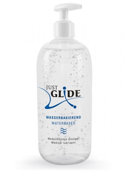 Гель-смазка на водной основе Just Glide с дозатором - 500 мл. - Orion - купить с доставкой в Серпухове