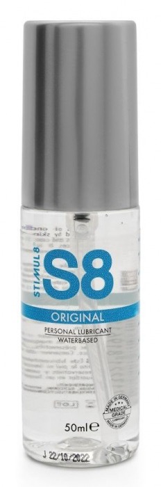 Универсальный лубрикант на водной осноdе S8 Original Lube - 50 мл. - Stimul8 - купить с доставкой в Серпухове