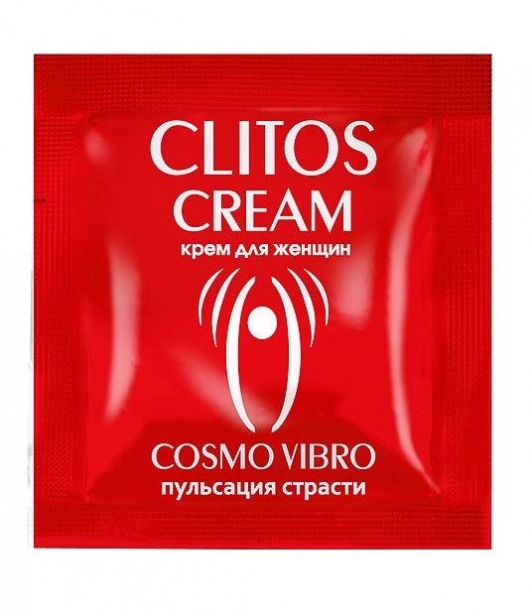 Пробник возбуждающего крема для женщин Clitos Cream - 1,5 гр. - Биоритм - купить с доставкой в Серпухове