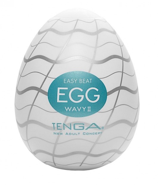 Мастурбатор-яйцо EGG Wavy II - Tenga - в Серпухове купить с доставкой