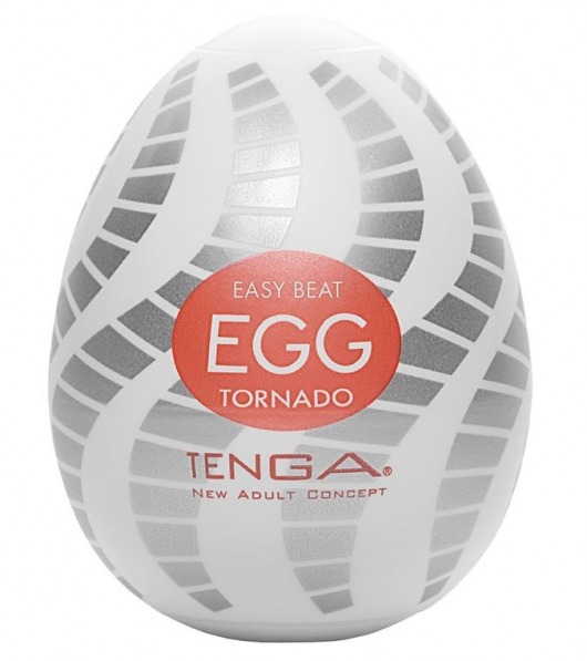 Мастурбатор-яйцо EGG Tornado - Tenga - в Серпухове купить с доставкой