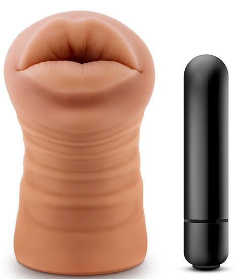 Кофейный мастурбатор-ротик Isabella - Blush Novelties - в Серпухове купить с доставкой