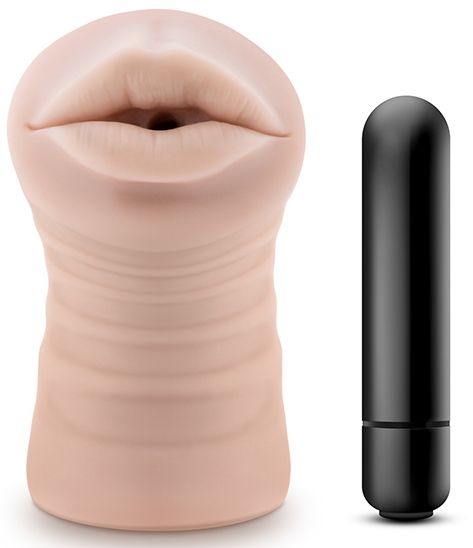 Телесный мастурбатор-ротик Skye - Blush Novelties - в Серпухове купить с доставкой