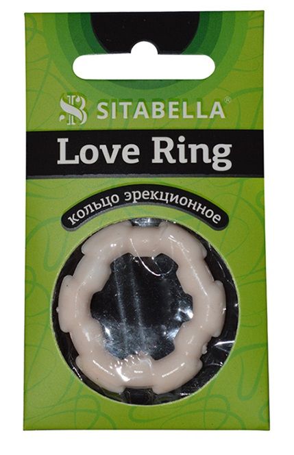 Фигурное эрекционное кольцо из киберкожи - Sitabella - в Серпухове купить с доставкой