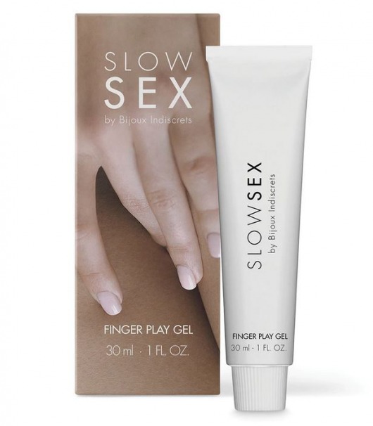 Гель для мастурбации с ароматом кокоса Slow Sex Finger Play Gel - 30 мл. - Bijoux Indiscrets - купить с доставкой в Серпухове