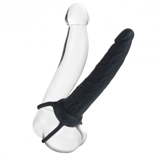 Насадка на пенис Silicone Love Rider Dual Penetrator для двойного проникновения - 14 см. - California Exotic Novelties - в Серпухове купить с доставкой