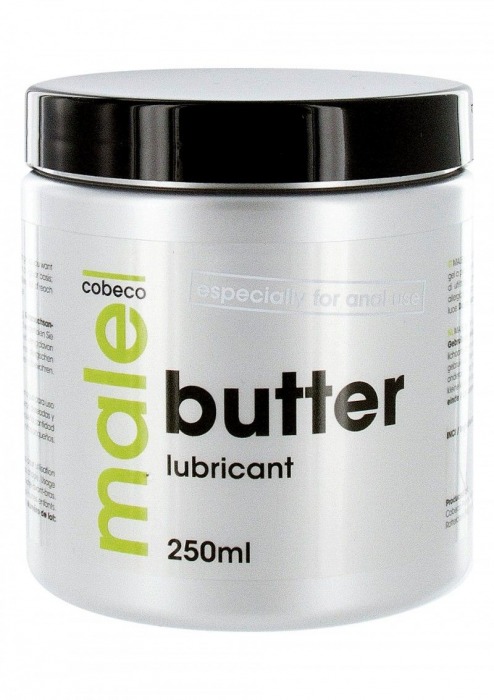 Анальный лубрикант MALE Cobeco Butter Lubricant - 250 мл. - Cobeco - купить с доставкой в Серпухове