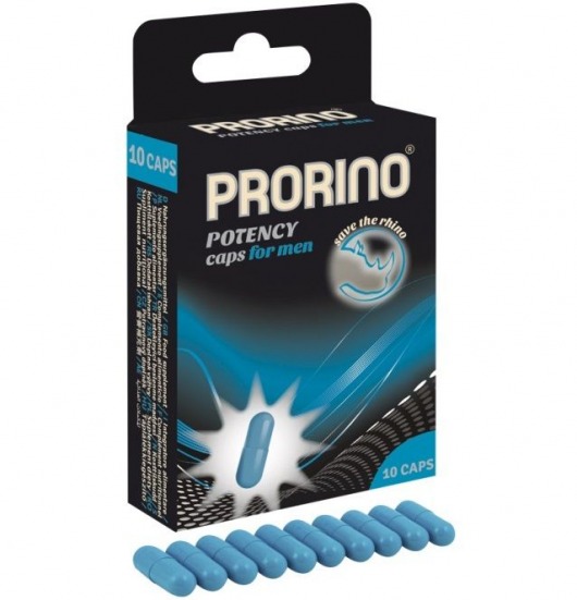 БАД для мужчин ero black line PRORINO Potency Caps for men - 10 капсул - Ero - купить с доставкой в Серпухове