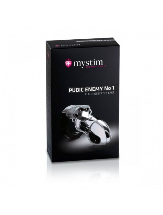 Пояс верности с электростимуляцией Pubic Enemy №1 - MyStim - купить с доставкой в Серпухове