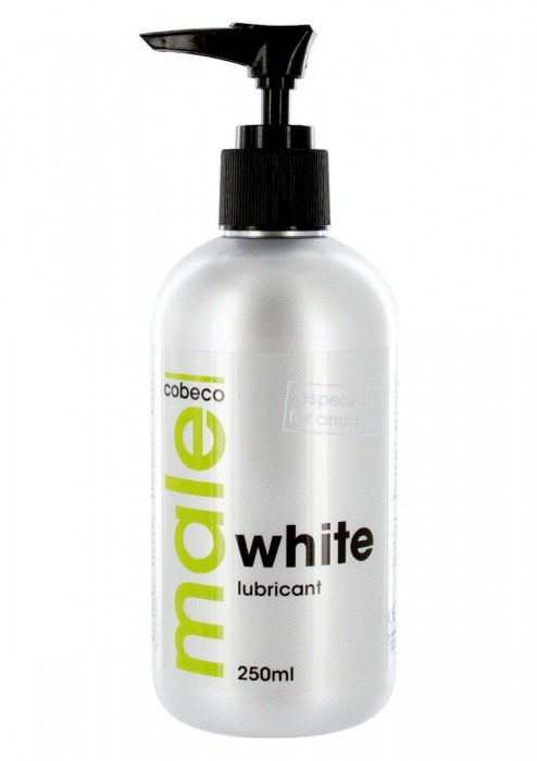 Анальная смазка на водной основе MALE Cobeco White Lubricant - 250 мл. - Cobeco - купить с доставкой в Серпухове