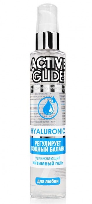 Увлажняющий интимный гель Active Glide Hyaluronic - 100 гр. - Биоритм - купить с доставкой в Серпухове