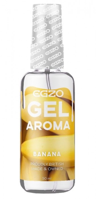 Интимный лубрикант EGZO AROMA с ароматом банана - 50 мл. - EGZO - купить с доставкой в Серпухове