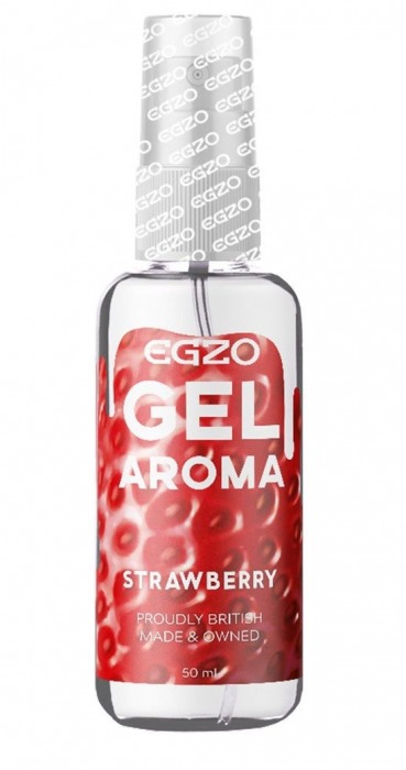 Интимный лубрикант EGZO AROMA с ароматом клубники - 50 мл. - EGZO - купить с доставкой в Серпухове