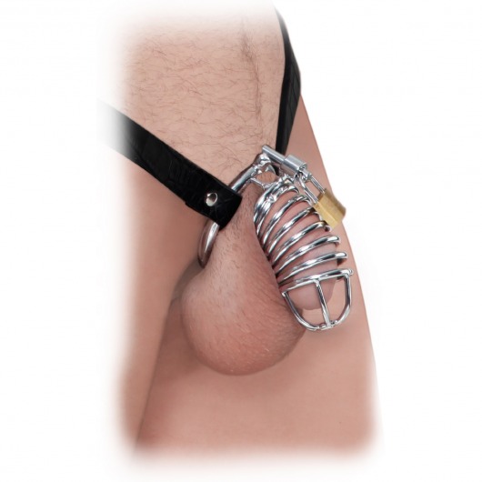 Кольцо верности Extreme Chastity Belt с фиксацией головки - Pipedream - купить с доставкой в Серпухове