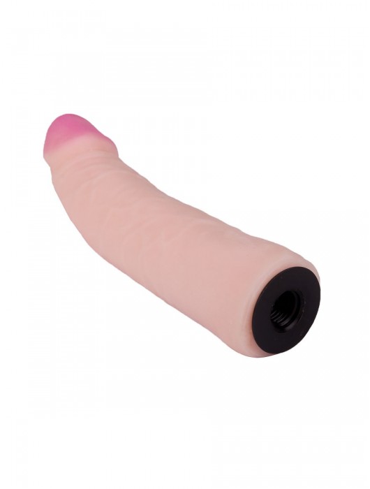 Пояс-трусики с 2 насадками Exotic-Alice - 18 см. - LOVETOY (А-Полимер) - купить с доставкой в Серпухове