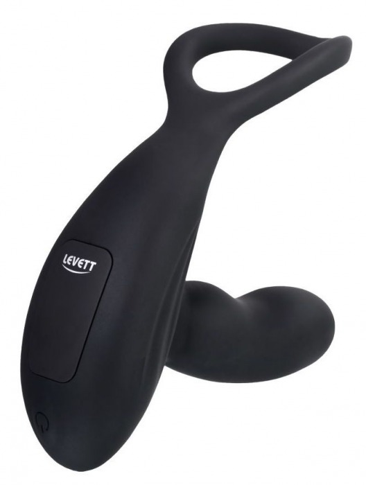 Черный стимулятор простаты Maud с вибрацией - Levett - в Серпухове купить с доставкой