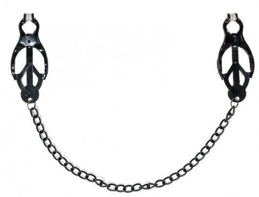 Зажимы на соски Darkside с цепочкой - Lola Games - купить с доставкой в Серпухове