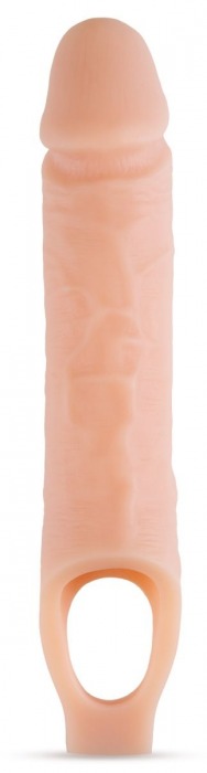 Телесный реалистичный фаллоудлинитель 10 Inch Silicone Cock Sheath Penis Extender - 25,4 см. - Blush Novelties - в Серпухове купить с доставкой