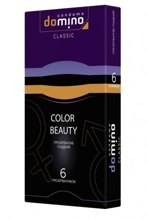 Разноцветные презервативы DOMINO Colour Beauty - 6 шт. - Domino - купить с доставкой в Серпухове