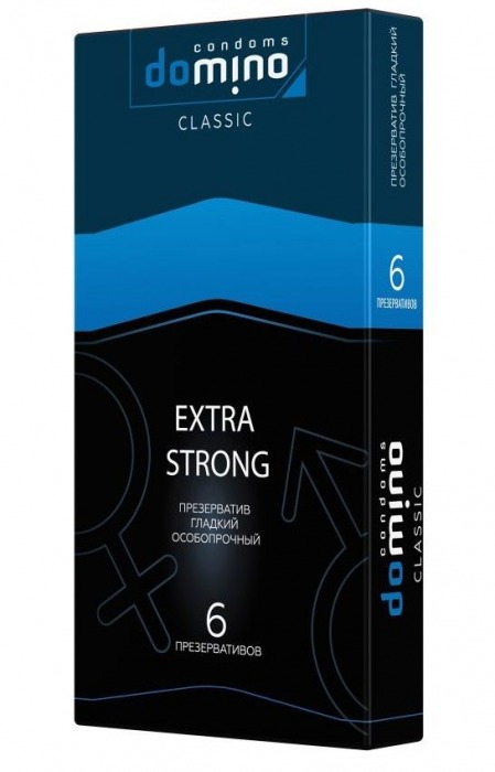 Суперпрочные презервативы DOMINO Extra Strong - 6 шт. - Domino - купить с доставкой в Серпухове