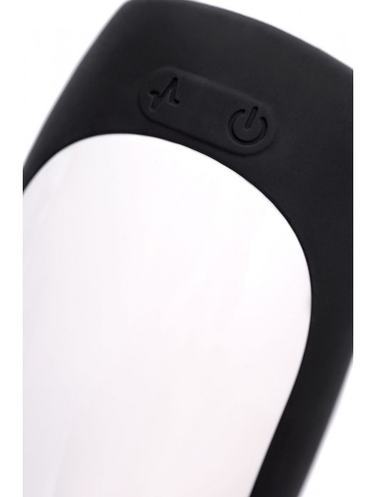 Черно-белый перезаряжаемый мастурбатор Erotist Hailstorm - Erotist Adult Toys - в Серпухове купить с доставкой