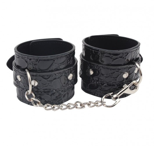 Черные наручники Be good Wrist Cuffs - Chisa - купить с доставкой в Серпухове