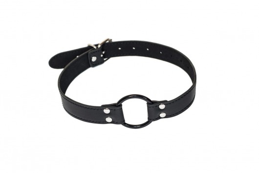 Черный кляп-кольцо Modesty - Lola Games - купить с доставкой в Серпухове