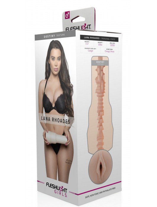 Мастурбатор-вагина Fleshlight Girls - Lana Rhoades Destiny - Fleshlight - в Серпухове купить с доставкой